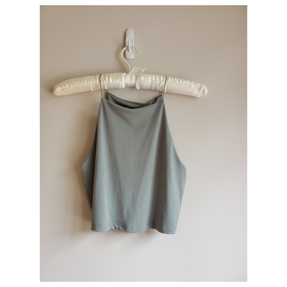 Silky crop tank